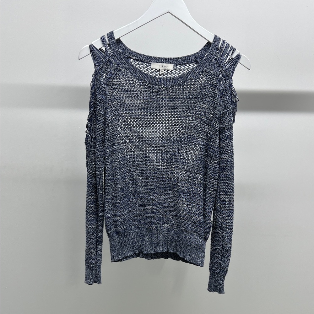 IRO Navy Knit Sweater